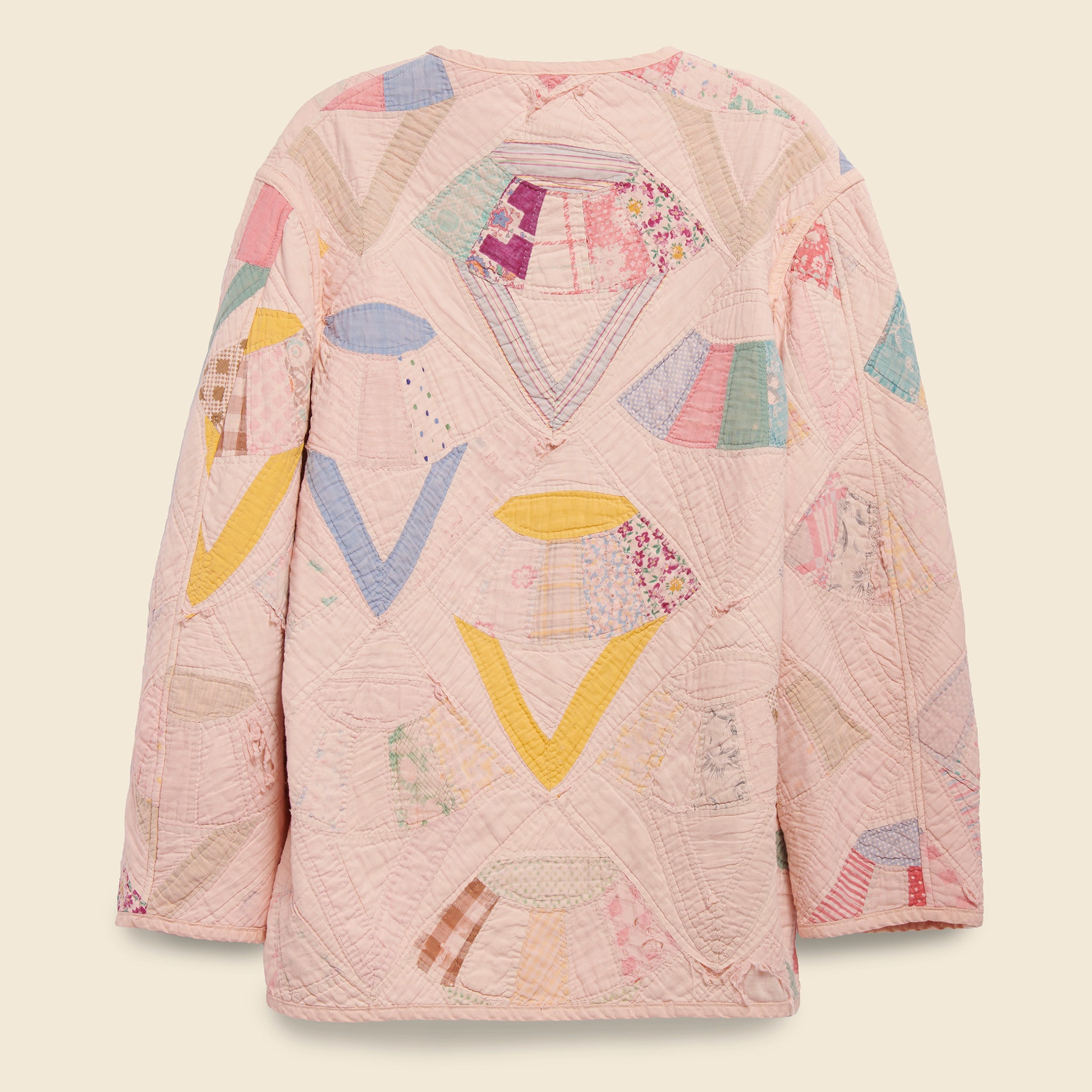 
                          Quilt Liner Jacket - Pink Overdye, Multi-Color Fans - Carleen - STAG Provisions - W - Outerwear - Coat/Jacket
                        