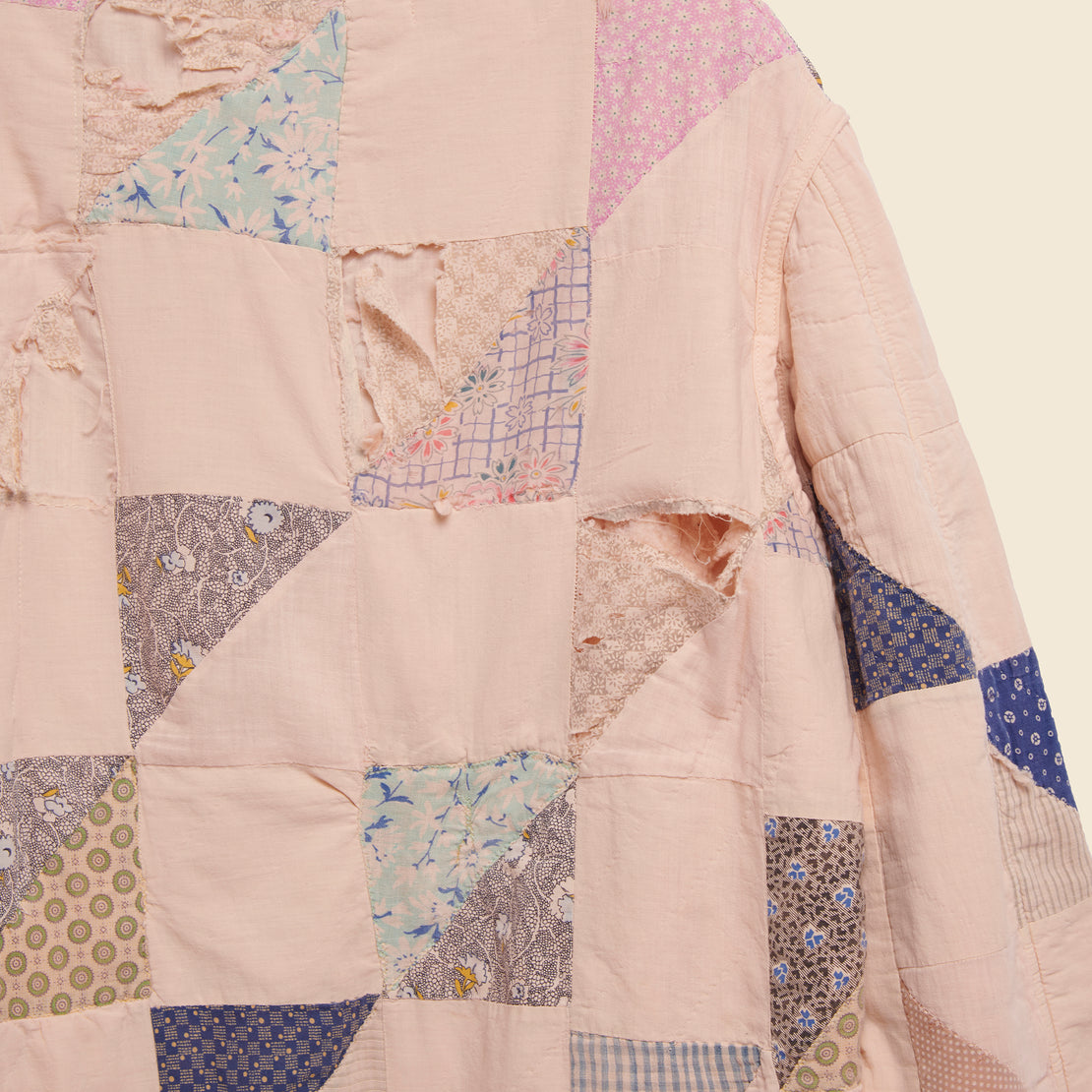 Quilt Liner Jacket - Pink Overdye, Triangle Sides - Carleen - STAG Provisions - W - Outerwear - Coat/Jacket