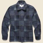 Patchwork Overshirt - Blue - Corridor - STAG Provisions - Outerwear - Shirt Jacket