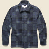 Patchwork Overshirt - Blue - Corridor - STAG Provisions - Outerwear - Shirt Jacket