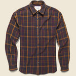 Livingston Manor Shirt - Brown/Orange/Purple - Corridor - STAG Provisions - Tops - L/S Woven - Plaid