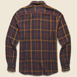 Livingston Manor Shirt - Brown/Orange/Purple - Corridor - STAG Provisions - Tops - L/S Woven - Plaid