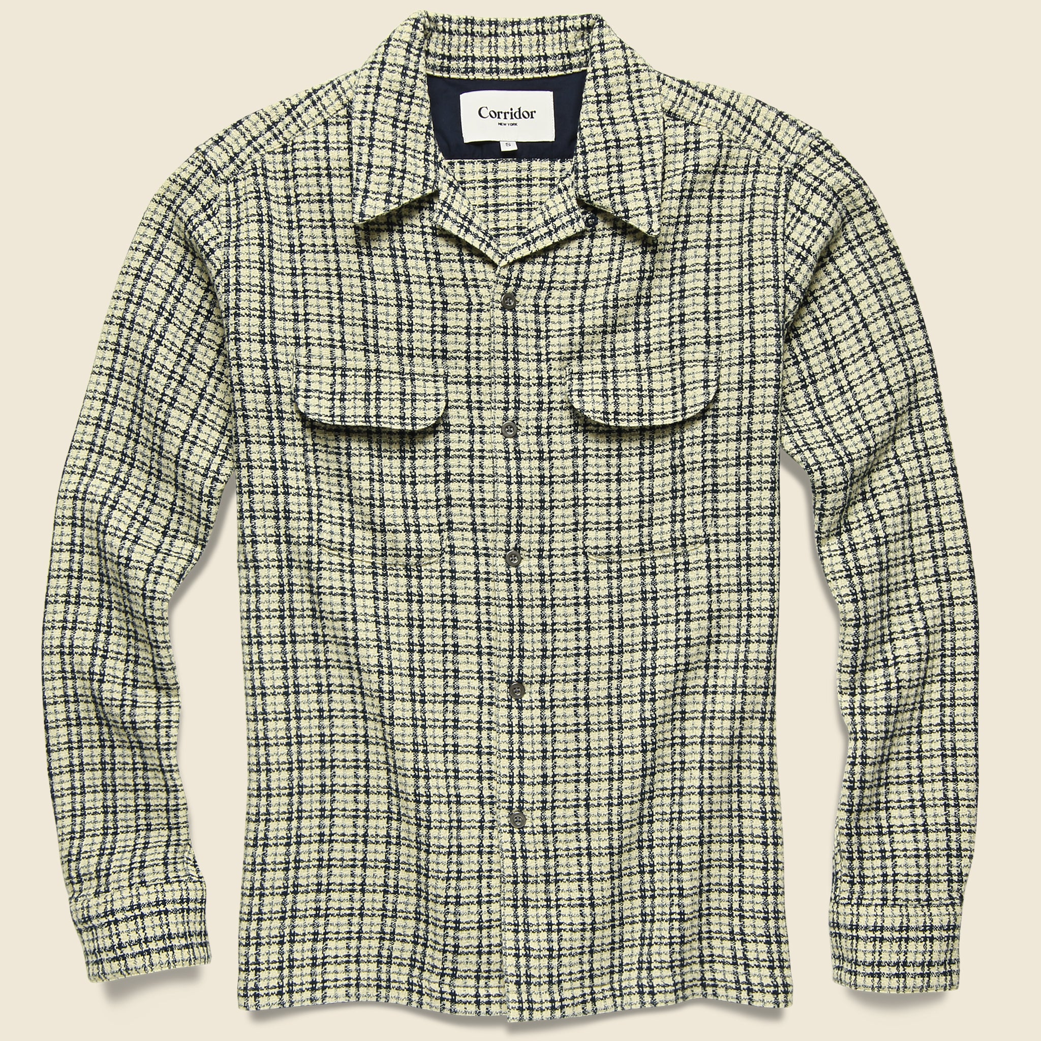 Check Workshirt - Snow - Corridor - STAG Provisions - Tops - L/S Woven - Plaid