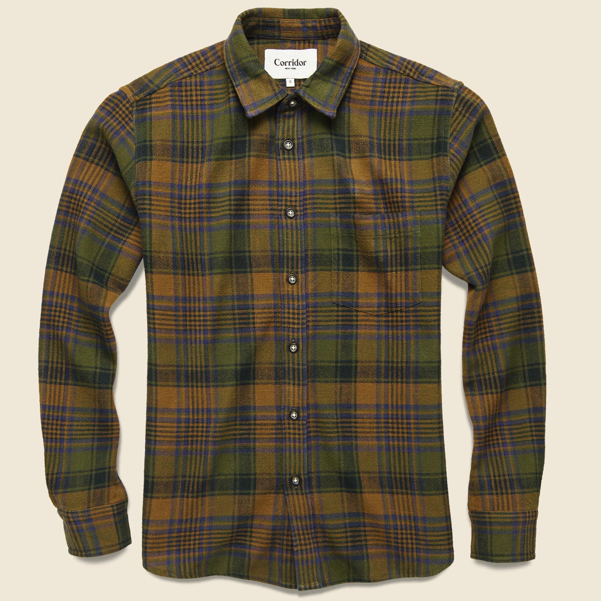 Unity Plaid Shirt - Brown - Corridor - STAG Provisions - Tops - L/S Woven - Plaid