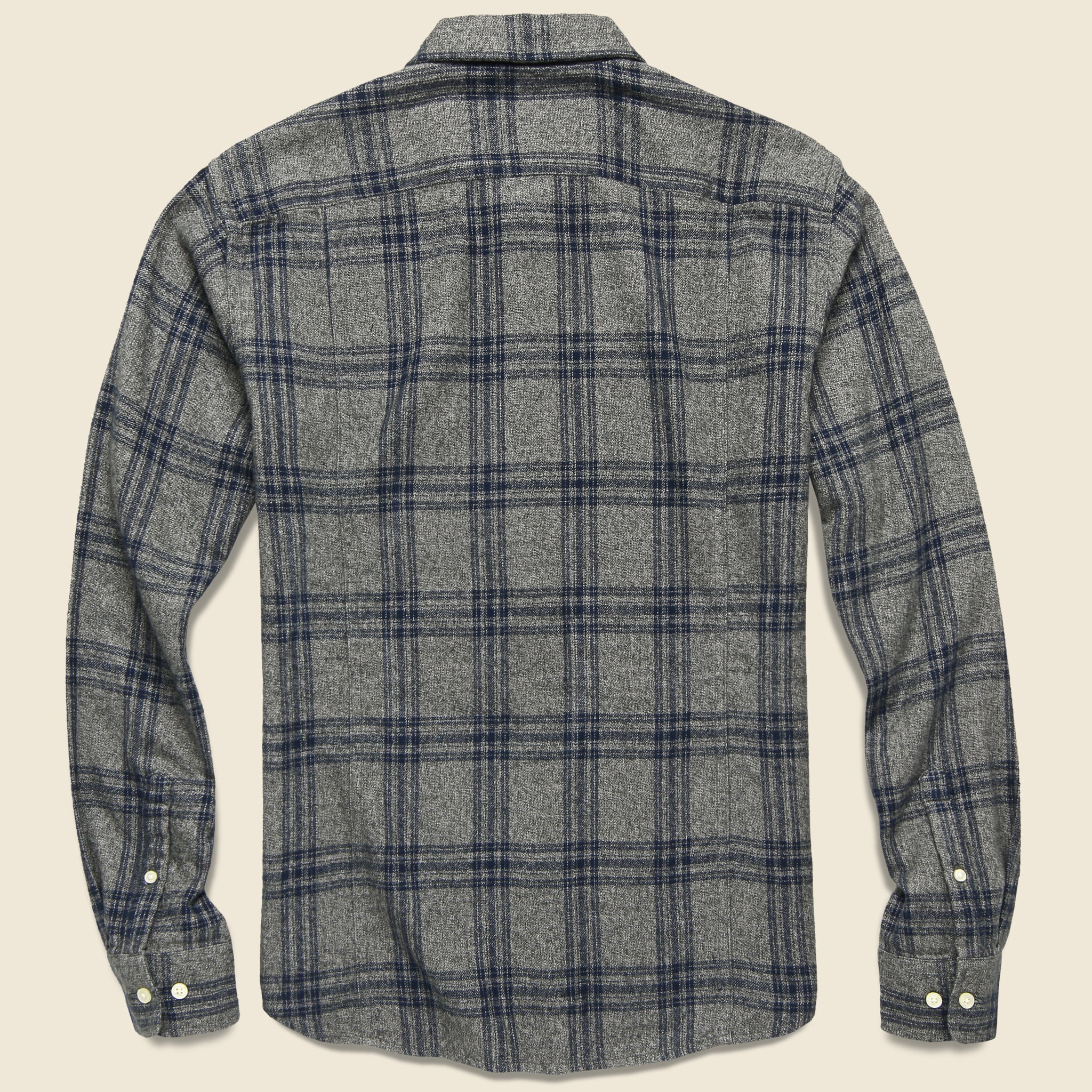 
                          Check Flannel - Grey - Corridor - STAG Provisions - Tops - L/S Woven - Plaid
                        