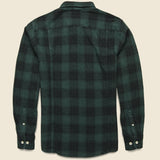 Recycled Plaid Flannel - Hunter - Corridor - STAG Provisions - Tops - L/S Woven - Plaid