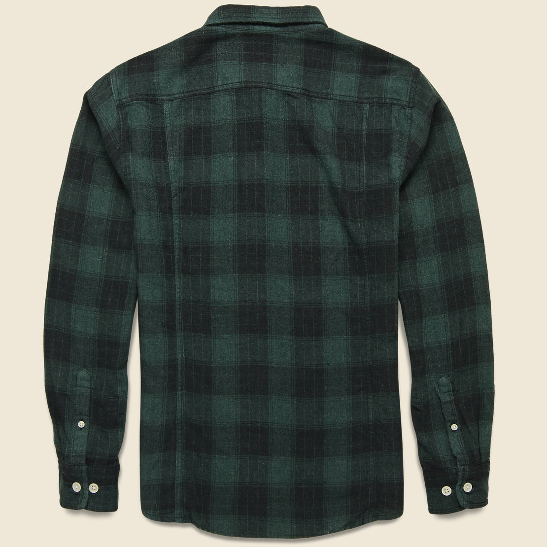 Recycled Plaid Flannel - Hunter