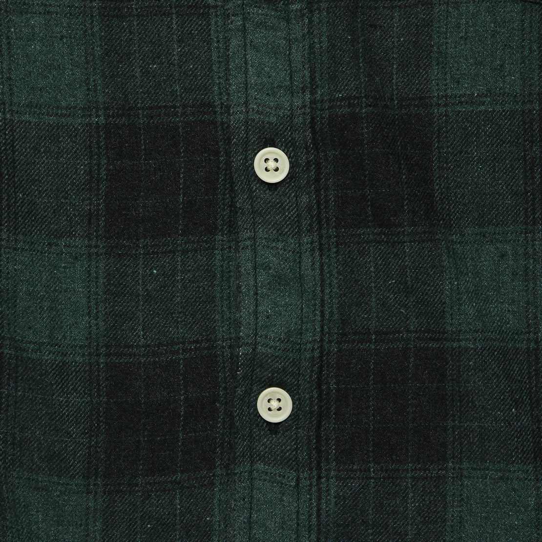 Recycled Plaid Flannel - Hunter