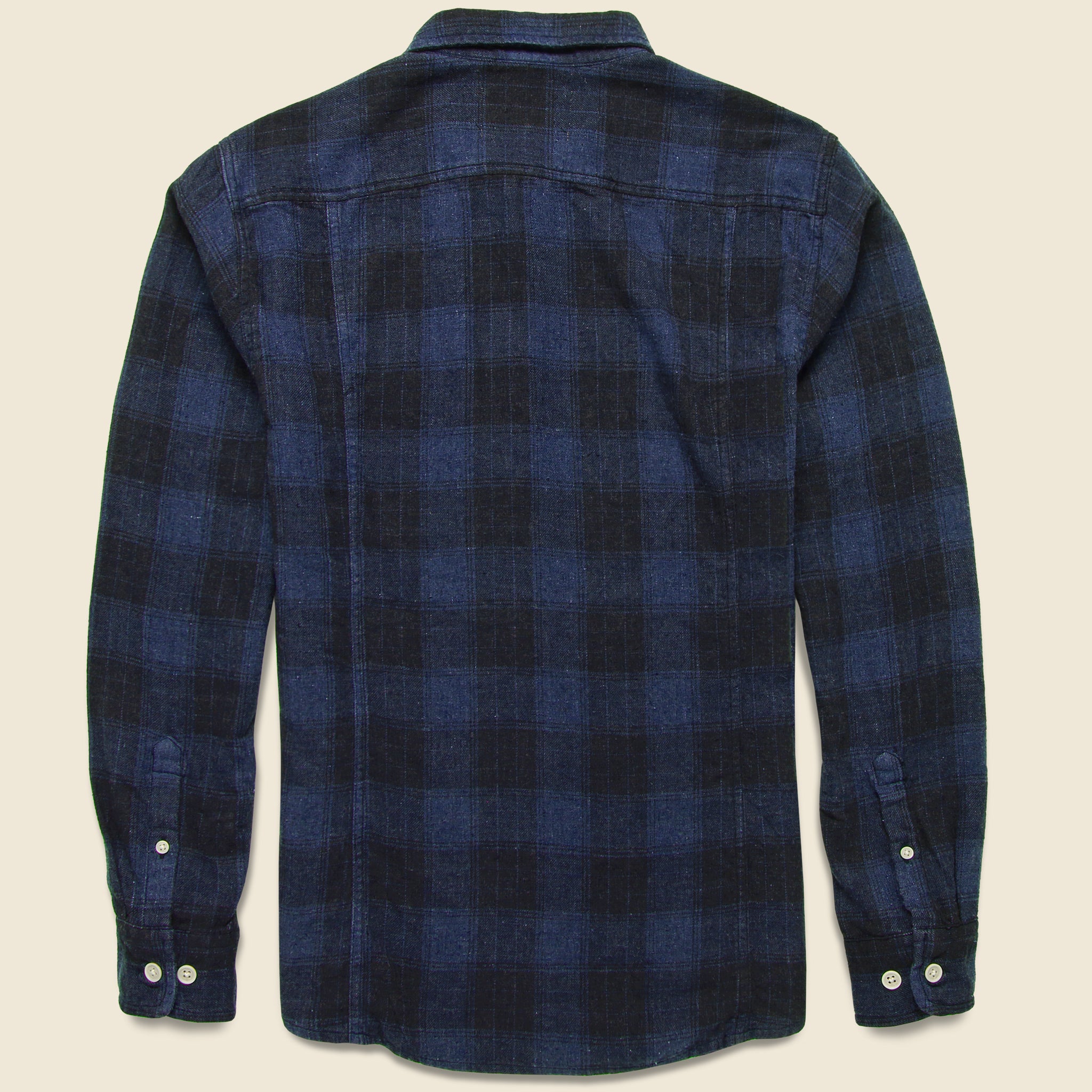 
                          Recycled Plaid Flannel - Indigo - Corridor - STAG Provisions - Tops - L/S Woven - Plaid
                        