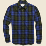 Big Energy Blackwatch Flannel - Indigo/Olive - Corridor - STAG Provisions - Tops - L/S Woven - Plaid