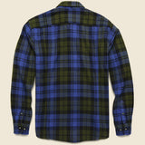 Big Energy Blackwatch Flannel - Indigo/Olive - Corridor - STAG Provisions - Tops - L/S Woven - Plaid