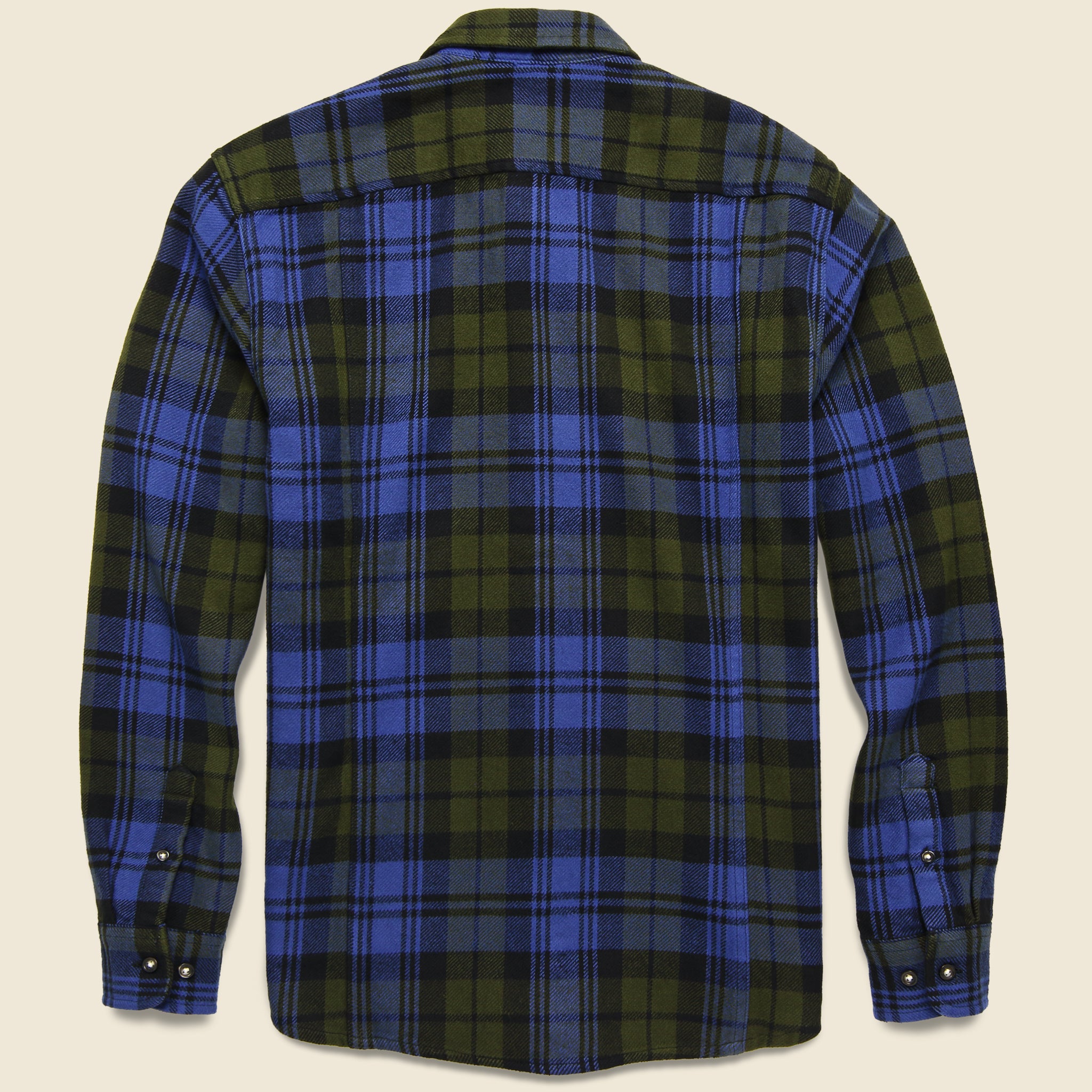 Big Energy Blackwatch Flannel - Indigo/Olive - Corridor - STAG Provisions - Tops - L/S Woven - Plaid