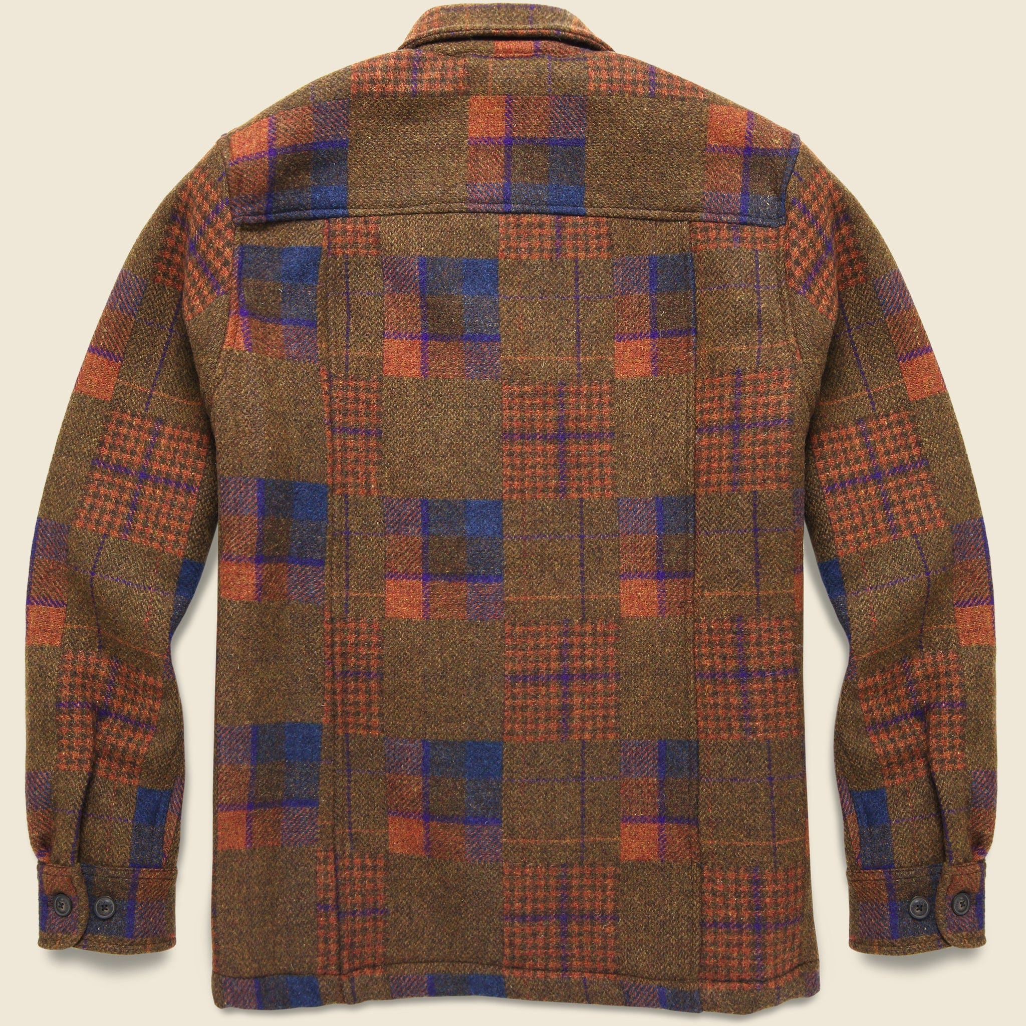 Wool Patchwork Jacket - Brown Multi - Corridor - STAG Provisions - Outerwear - Coat / Jacket