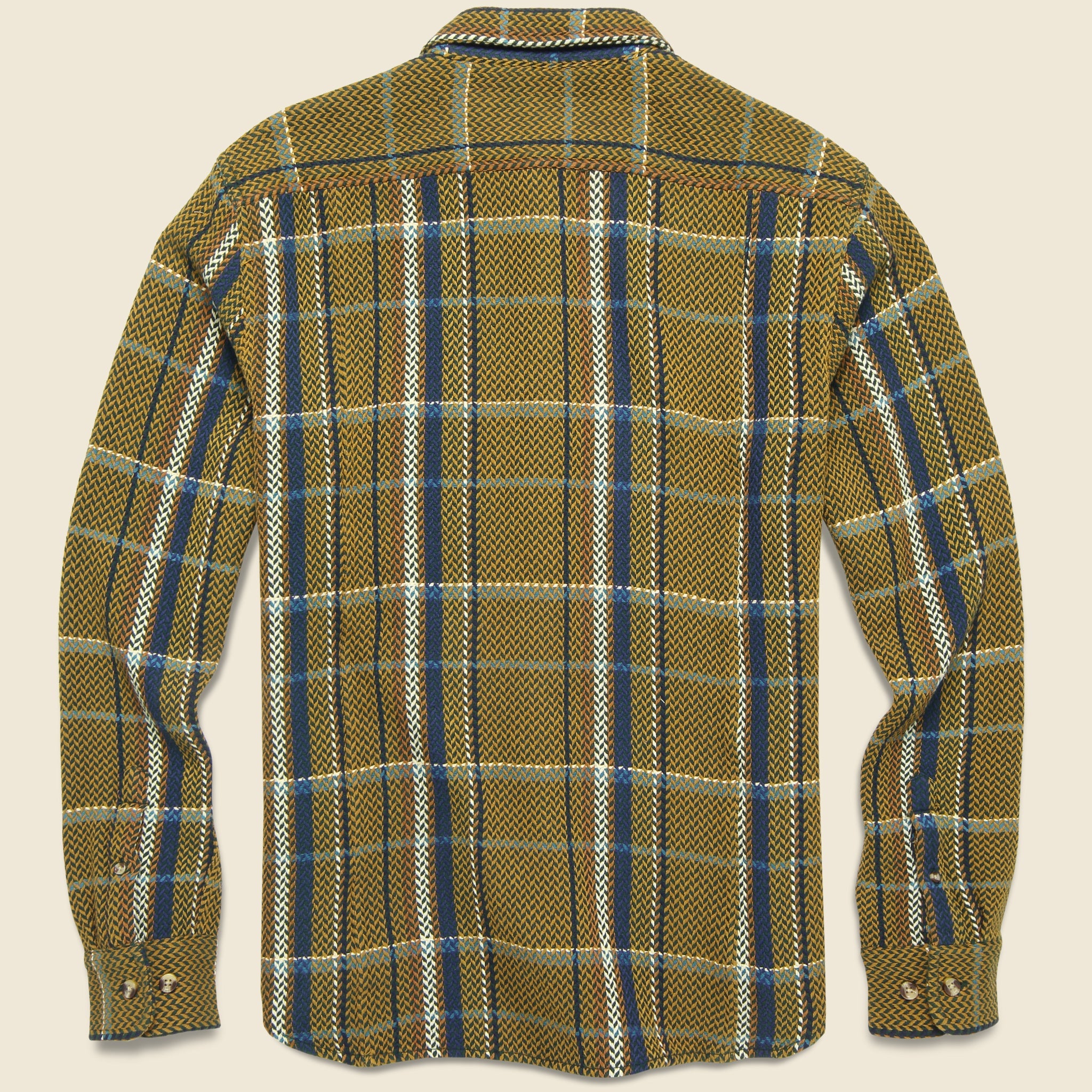 
                          Brook Trout Acid Plaid Shirt - Brown/Blue - Corridor - STAG Provisions - Tops - L/S Woven - Plaid
                        