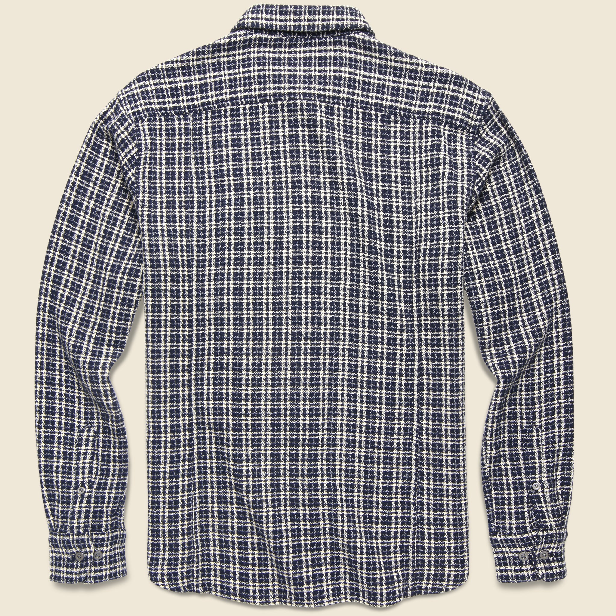 
                          Reverse Tweed Snow Check Shirt - Blue - Corridor - STAG Provisions - Tops - L/S Woven - Plaid
                        