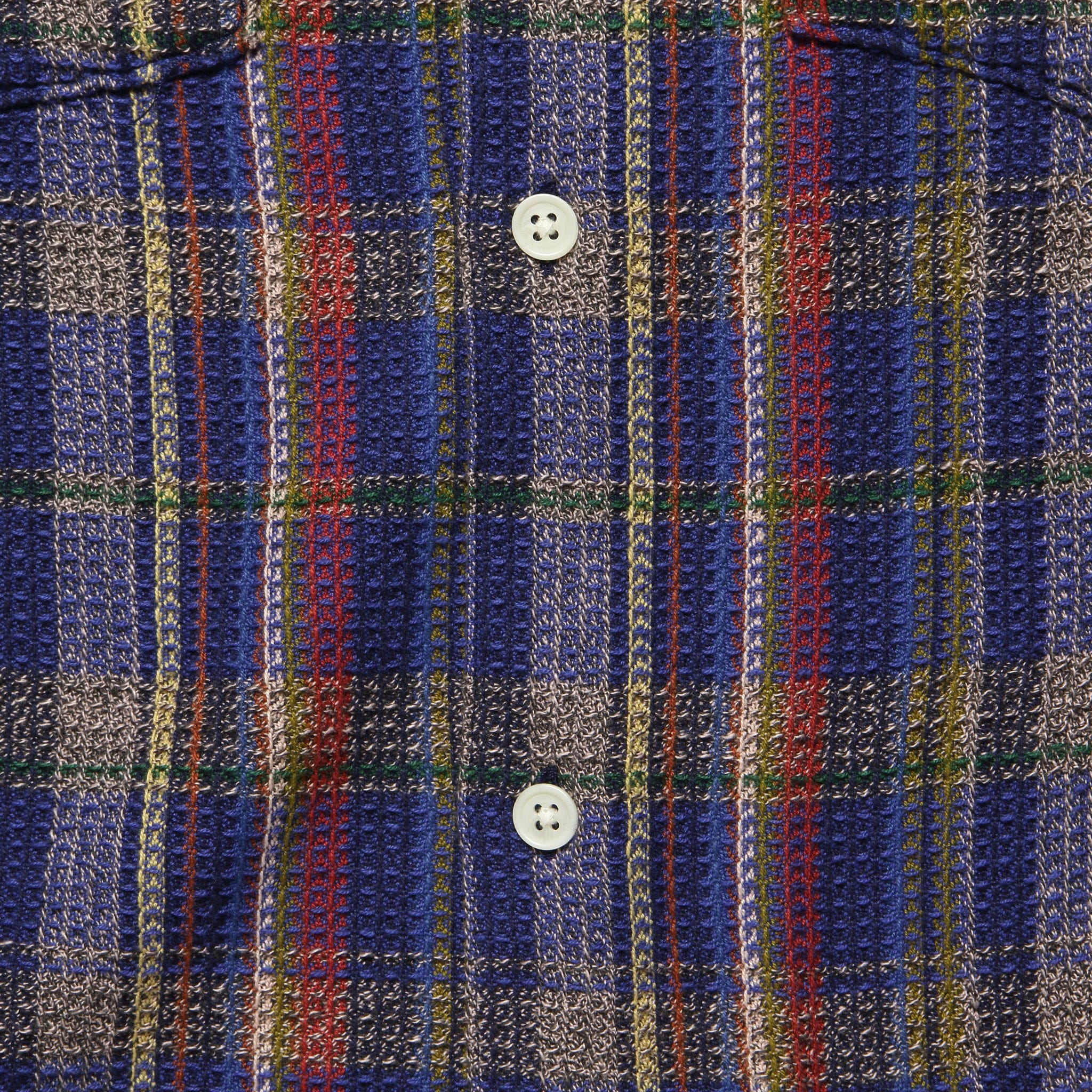 Technicolor Waffle Flannel CPO - Navy - Corridor - STAG Provisions - Tops - L/S Woven - Overshirt