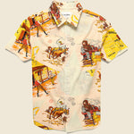 Old West Map Shirt - Multi - Corridor - STAG Provisions - Tops - S/S Woven - Gingham