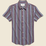 Boardwalk Stripe Shirt - Blue - Corridor - STAG Provisions - Tops - S/S Woven - Stripe