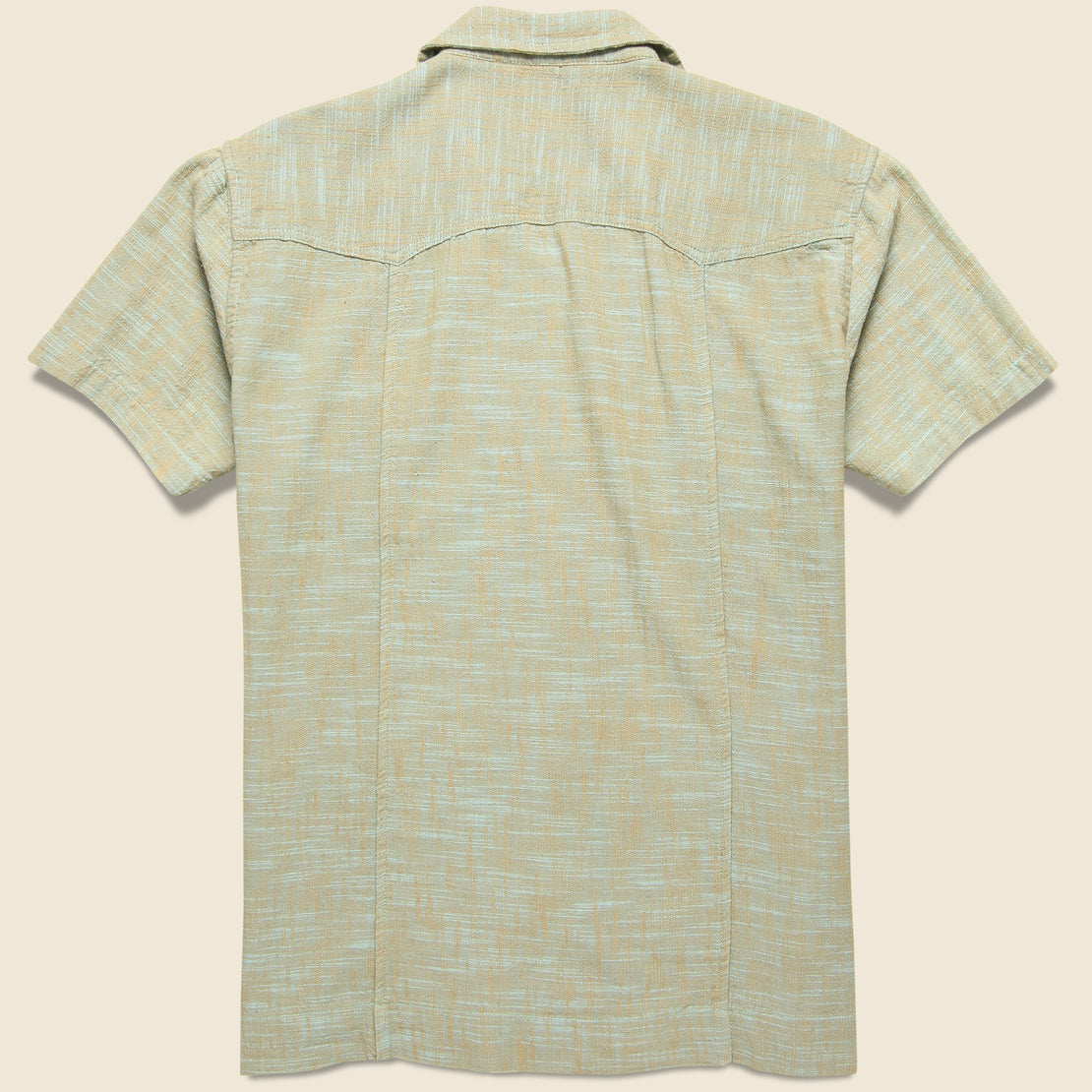 Slub Delave Summer Shirt - Seafoam - Corridor - STAG Provisions - Tops - S/S Woven - Solid