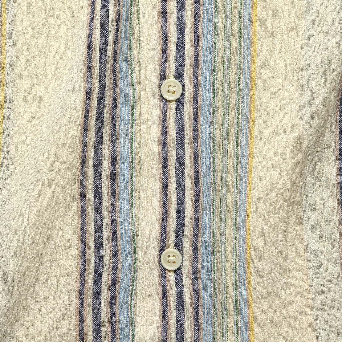 Beachside Stripe Shirt - Blue Multi/Cream - Corridor - STAG Provisions - Tops - S/S Woven - Stripe