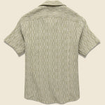 Rainbow Weave Camp Shirt - Army - Corridor - STAG Provisions - Tops - S/S Woven - Other Pattern