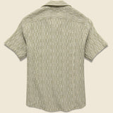 Rainbow Weave Camp Shirt - Army - Corridor - STAG Provisions - Tops - S/S Woven - Other Pattern