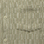 Rainbow Weave Camp Shirt - Army - Corridor - STAG Provisions - Tops - S/S Woven - Other Pattern