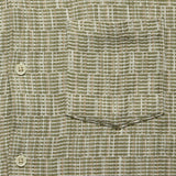 Rainbow Weave Camp Shirt - Army - Corridor - STAG Provisions - Tops - S/S Woven - Other Pattern