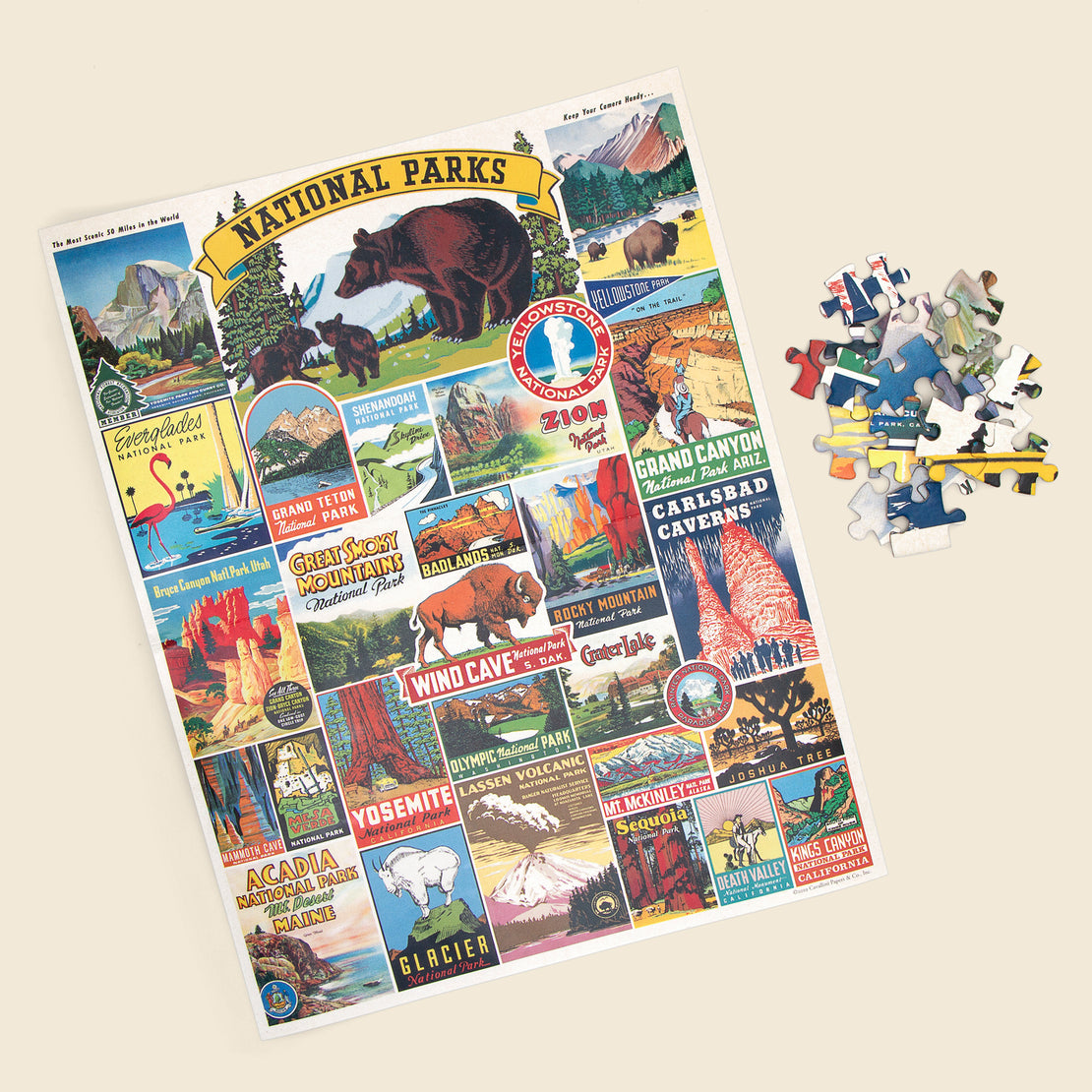 National Parks Puzzle - Home - STAG Provisions - Home - Bar & Entertaining - Game