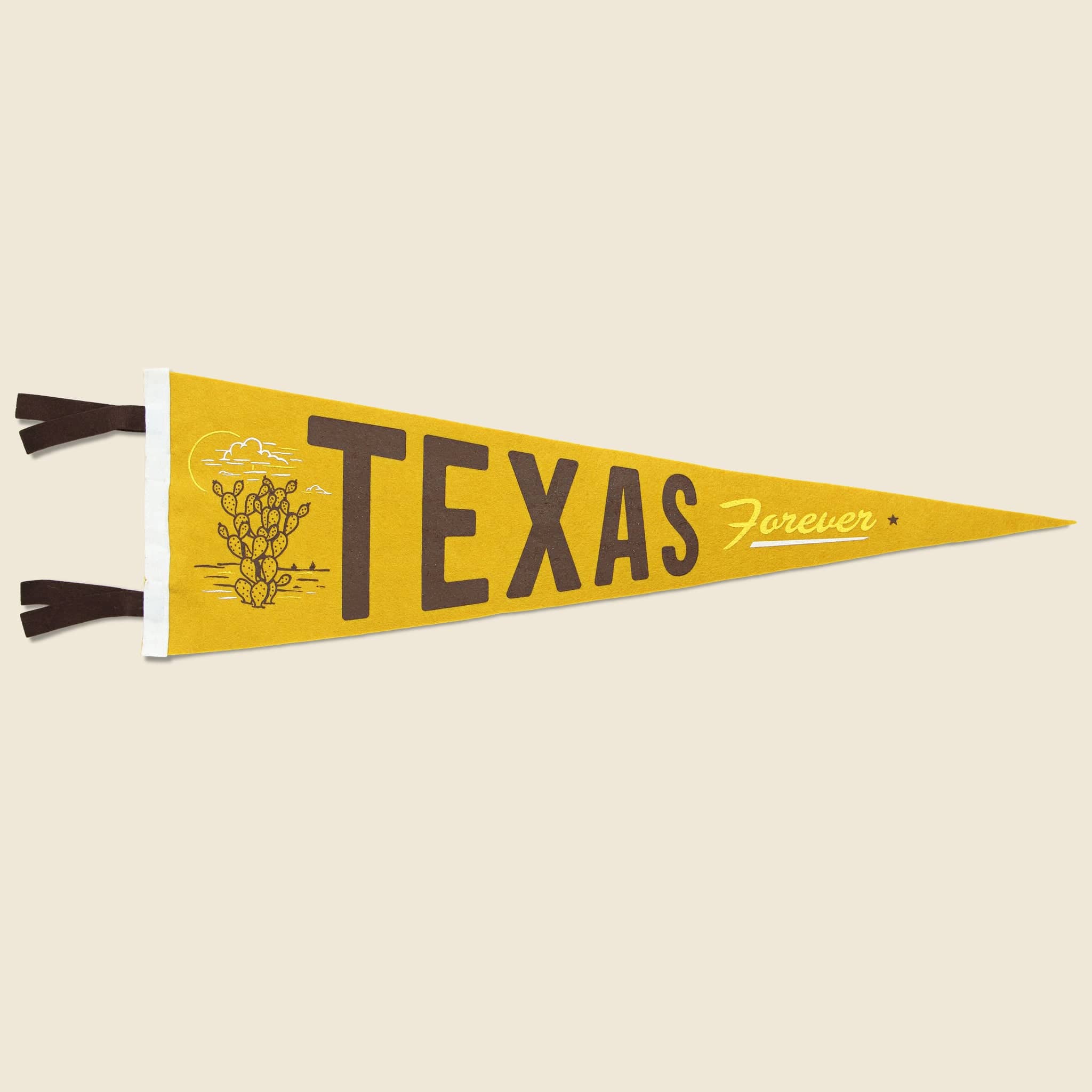 Texas Forever Pennant - Oxford Pennant - STAG Provisions - Home - Art & Accessories - Decorative Object