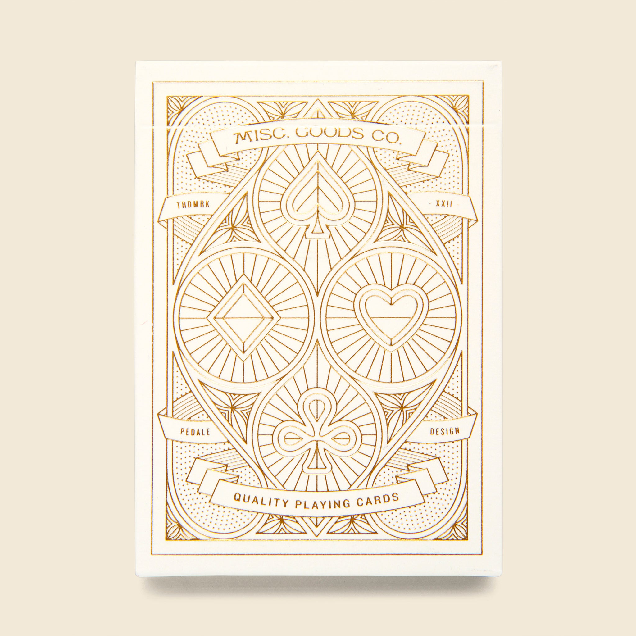 Playing Cards - White - Paper Goods - STAG Provisions - Home - Bar & Entertaining - Game