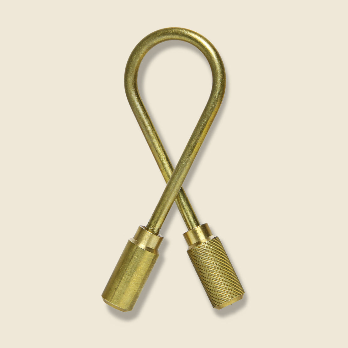 Craighill Closed Helix Keychain - Brass