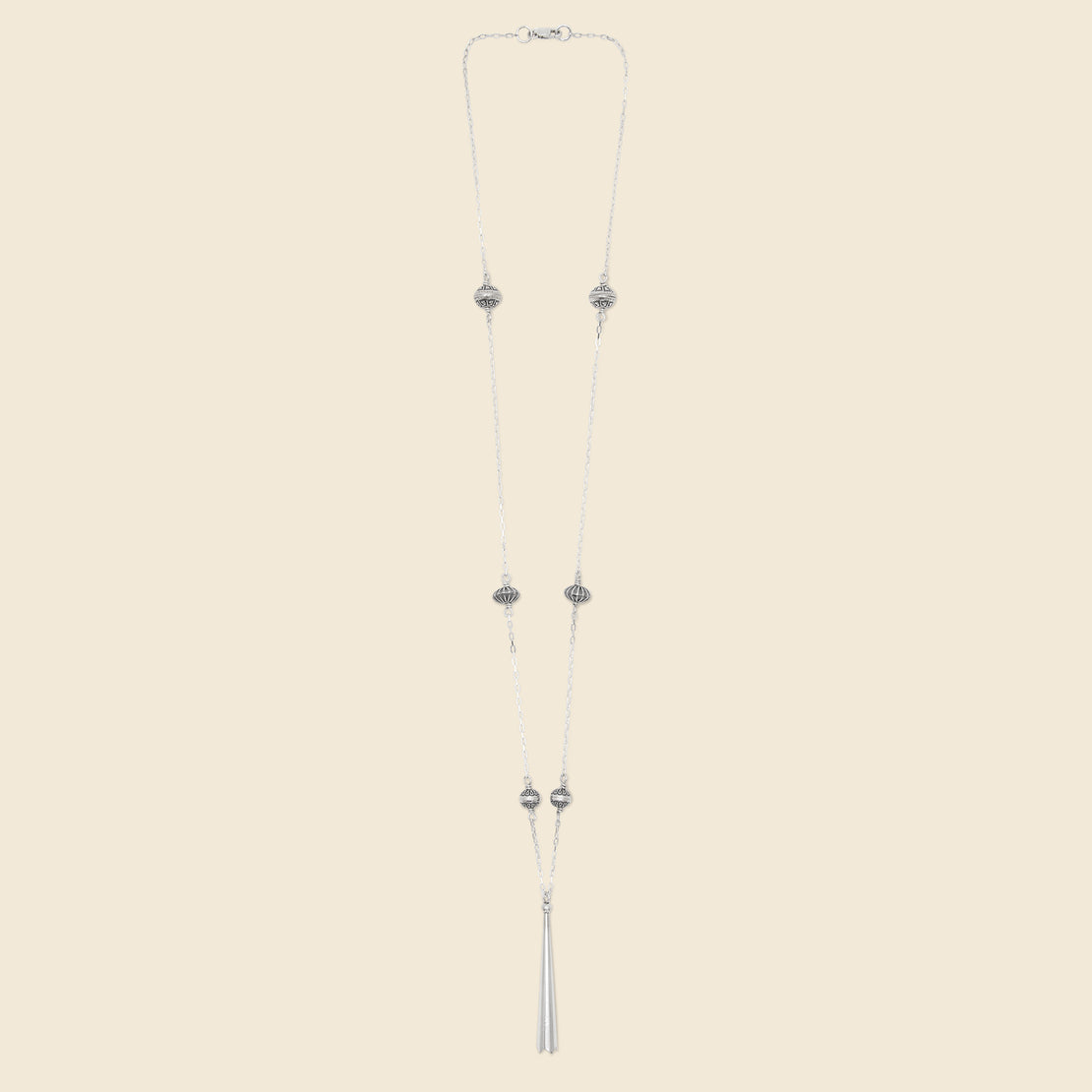 DINEH Bolo Tip Necklace - Sterling Silver