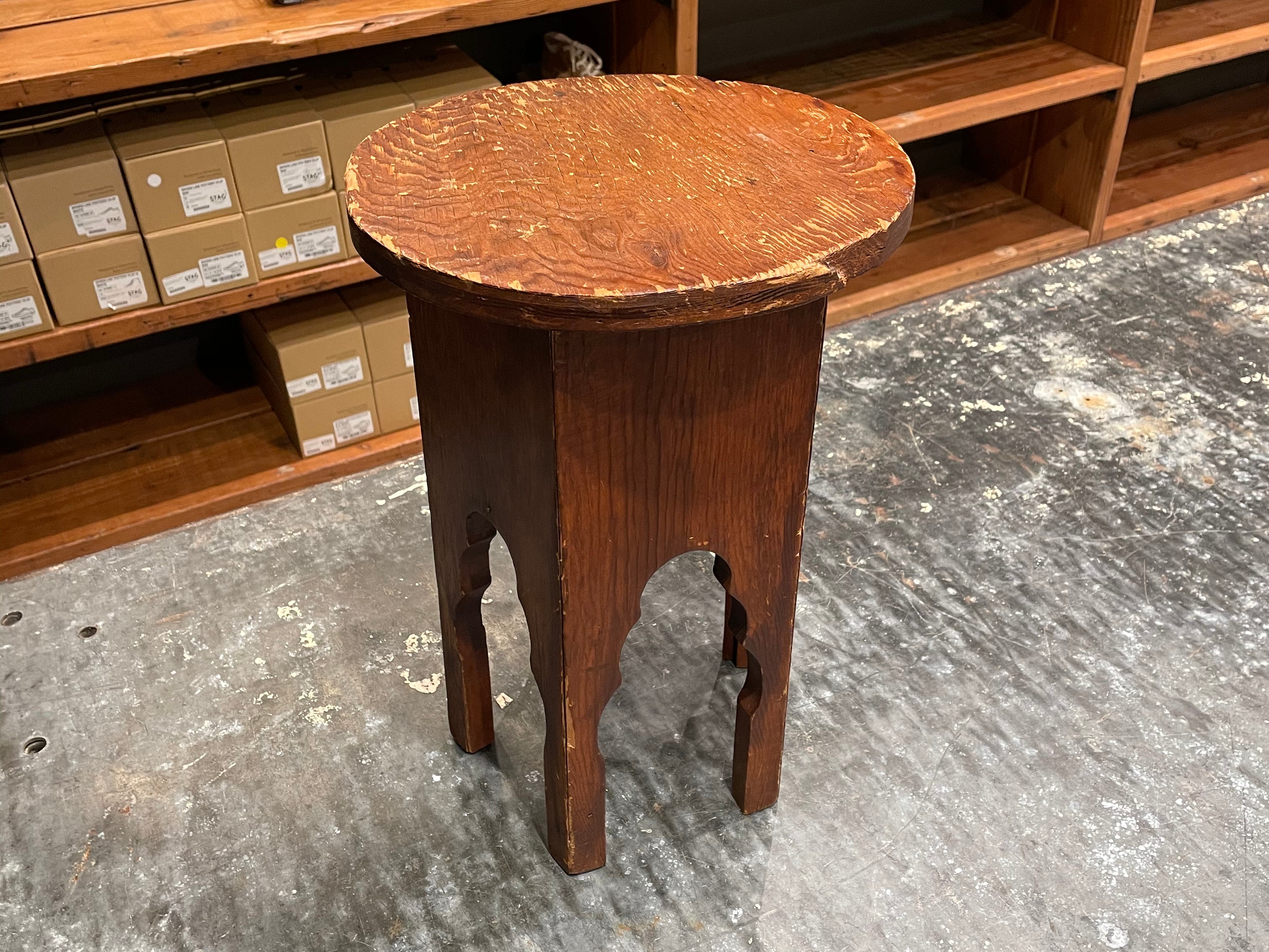 DNS 37  - Small Wood Side Table - Warehouse Sale - STAG Provisions - Warehouse Sale