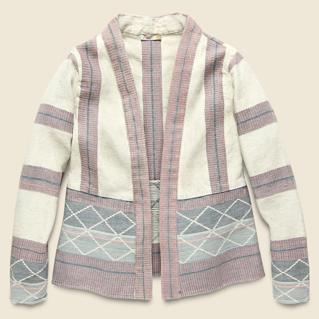 Faherty Aurora Kimono Jacket - Pink Canyon Serape