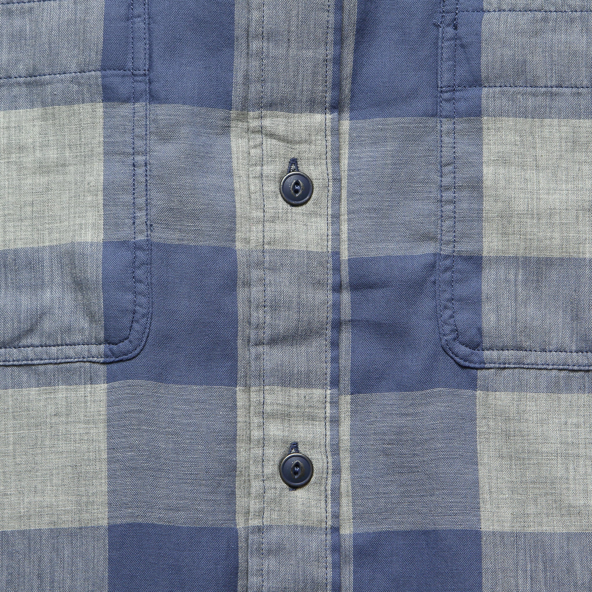 
                          Doublecloth Malibu Shirt - Blue/Grey Buffalo - Faherty - STAG Provisions - W - Tops - L/S Woven
                        