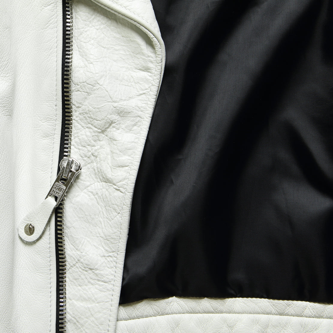 Perfecto Leather Jacket - White - Schott - STAG Provisions - W - Outerwear - Coat/Jacket