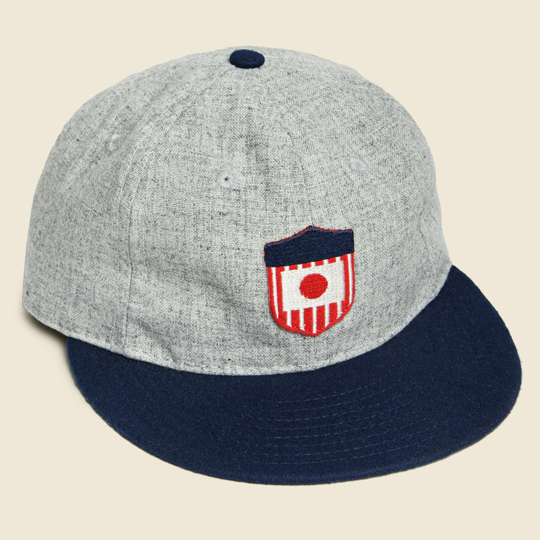 Ebbets Field Flannels U.S. Tour of Japan Wool Hat - Grey