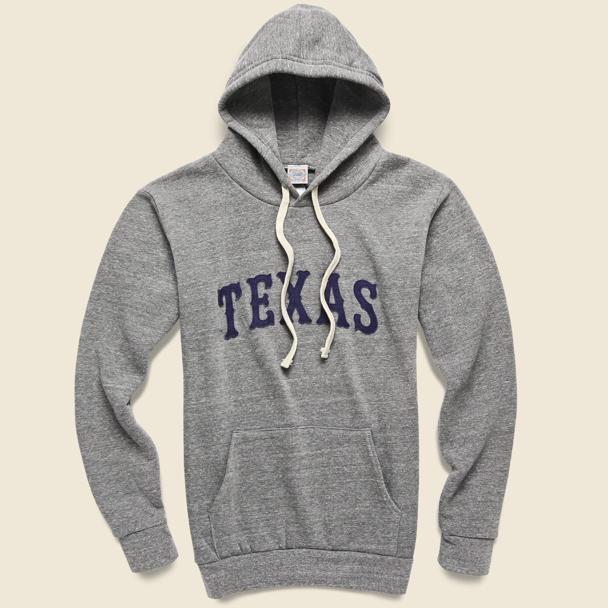 Texas Hoodie - Grey - Ebbets Field Flannels - STAG Provisions - Tops - Fleece / Sweatshirt