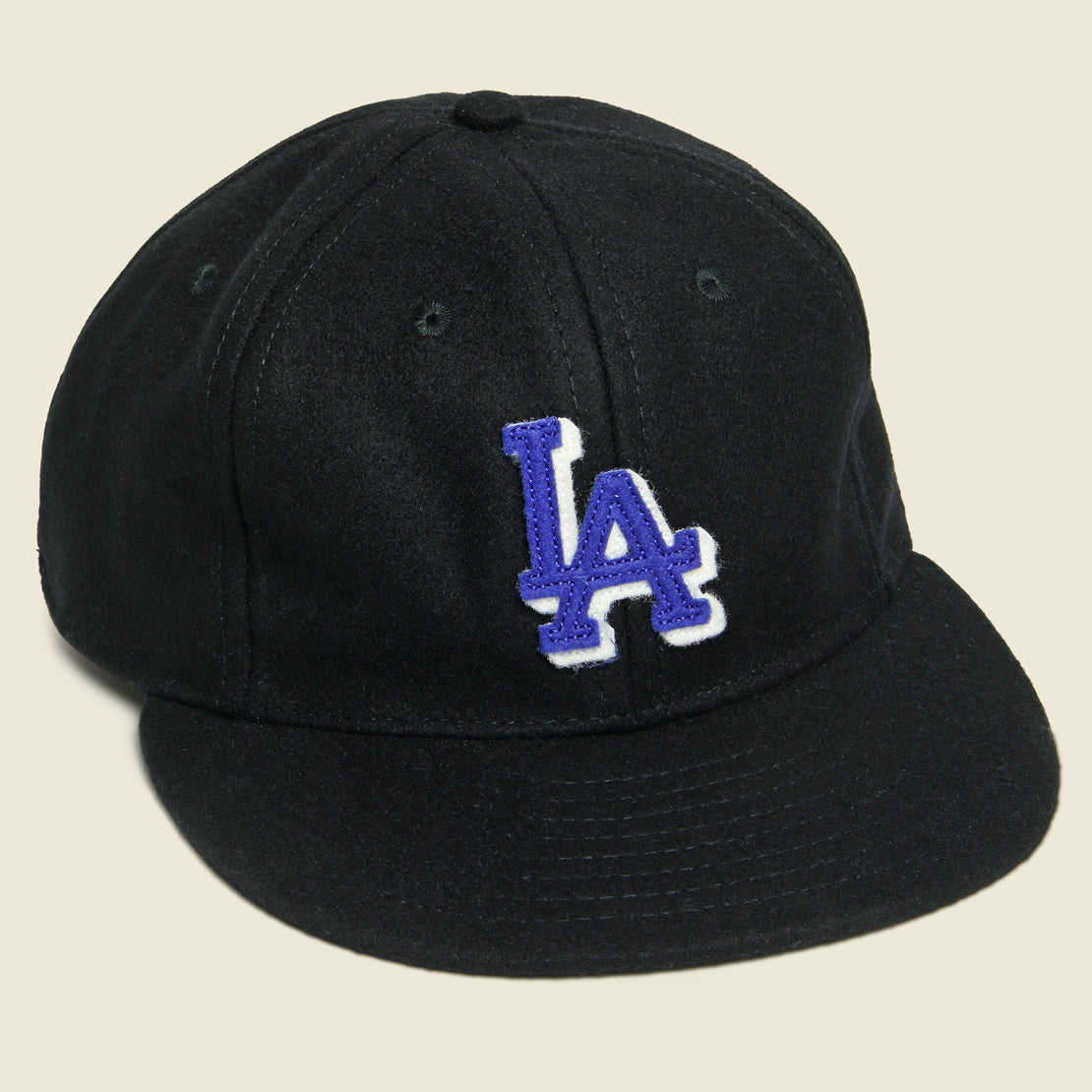 Ebbets Field Flannels Los Angeles Wool Hat - Black