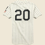 Washington Homestead Grays 1944 Home Jersey - White Pinstripe - Ebbets Field Flannels - STAG Provisions - Tops - S/S Woven - Stripe