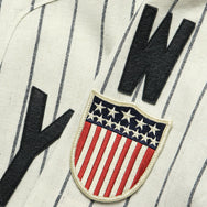 Washington Homestead Grays 1944 Home Jersey White Pinstripe