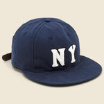 NY Black Yankees Cotton Hat - Navy - Ebbets Field Flannels - STAG Provisions - Accessories - Hats
