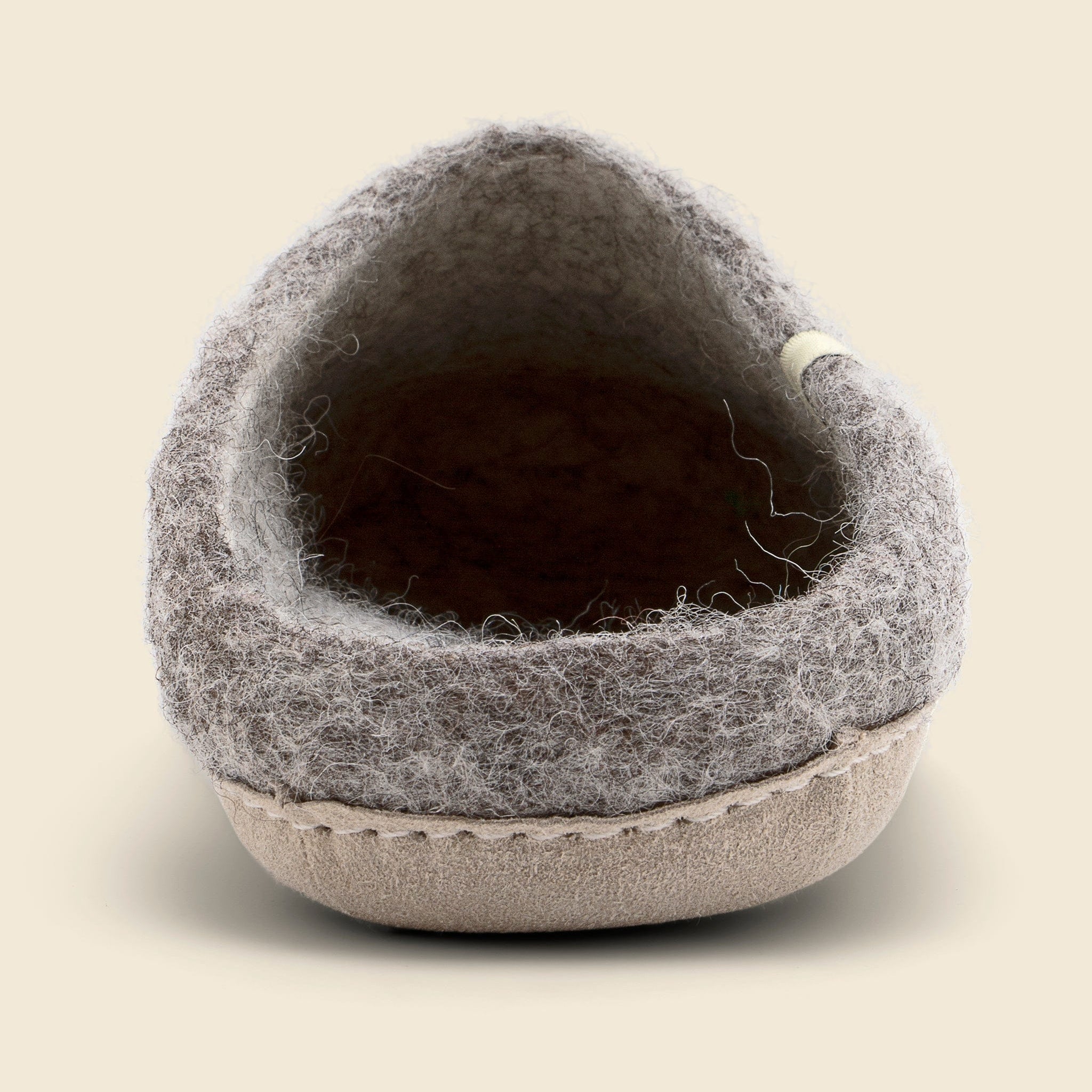 Wool Slippers - Natural Grey - EGOS COPENHAGEN - STAG Provisions - Home - Bed - Slipper