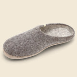 Wool Slippers - Natural Grey - EGOS COPENHAGEN - STAG Provisions - Home - Bed - Slipper