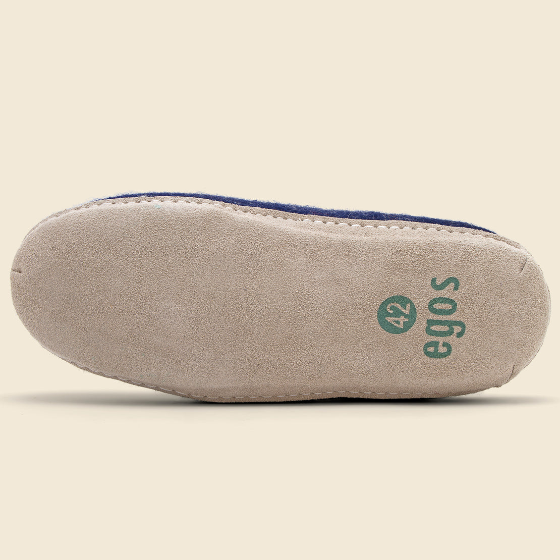 Wool Slippers - Blue - EGOS COPENHAGEN - STAG Provisions - Home - Bed - Slipper