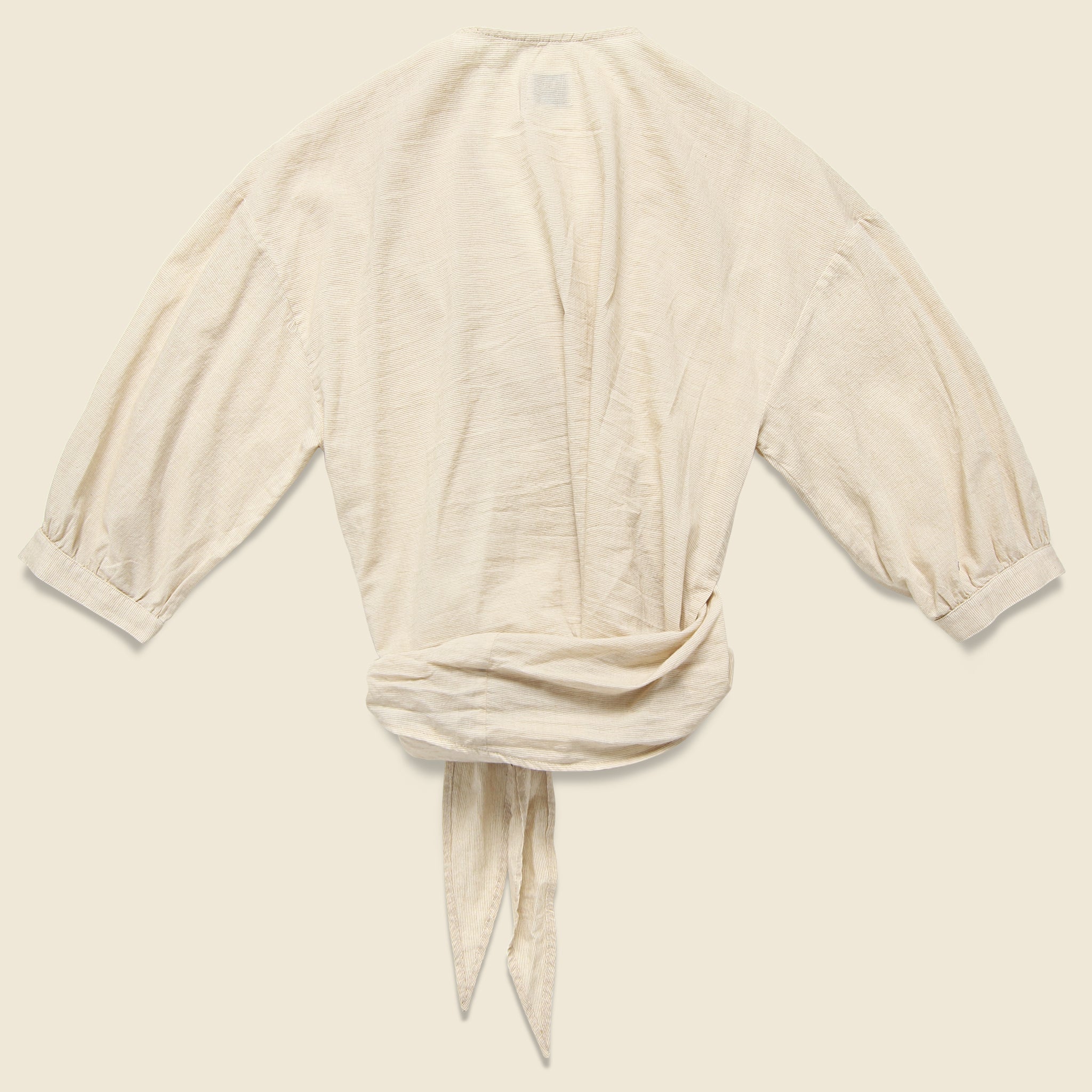 
                          Colette Wrap Top - Golden Stripe - Esby - STAG Provisions - W - Tops - L/S Woven
                        