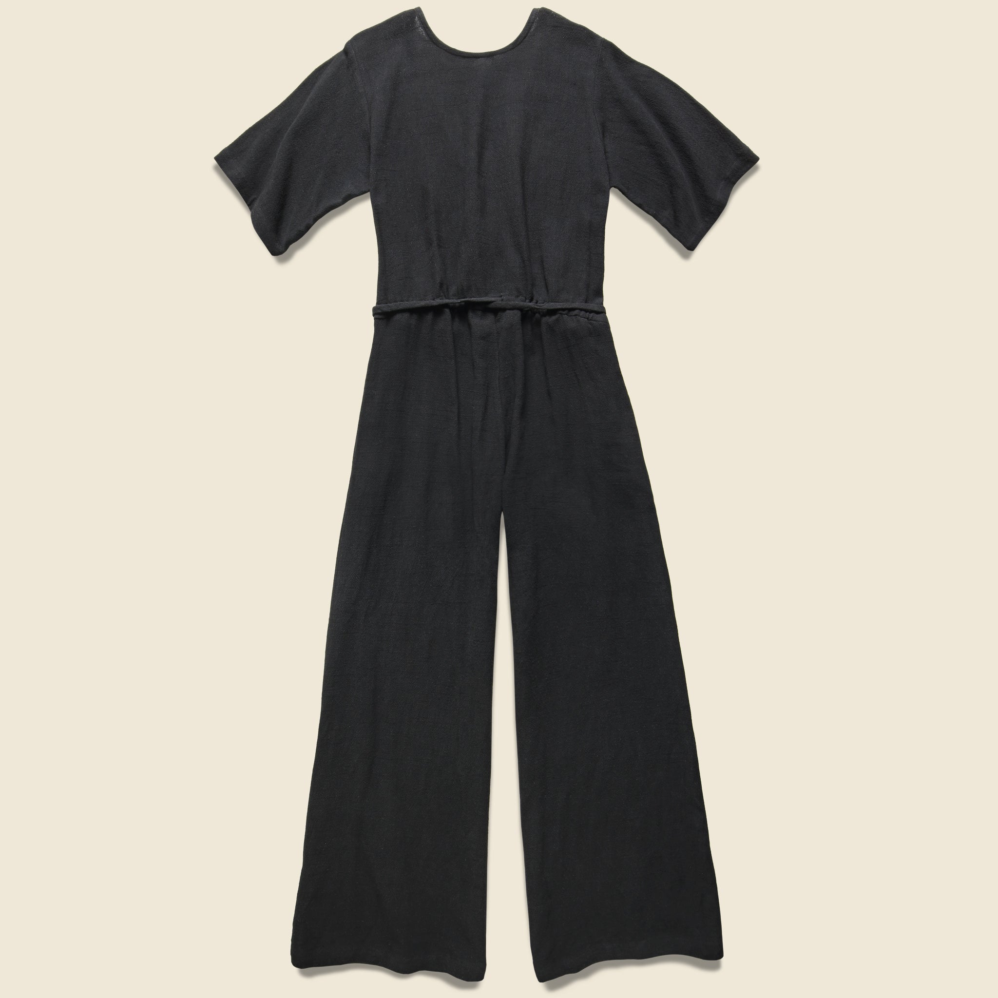 
                          Duffy Wide Leg Jumper - Black - Esby - STAG Provisions - W - Onepiece - Jumpsuit
                        