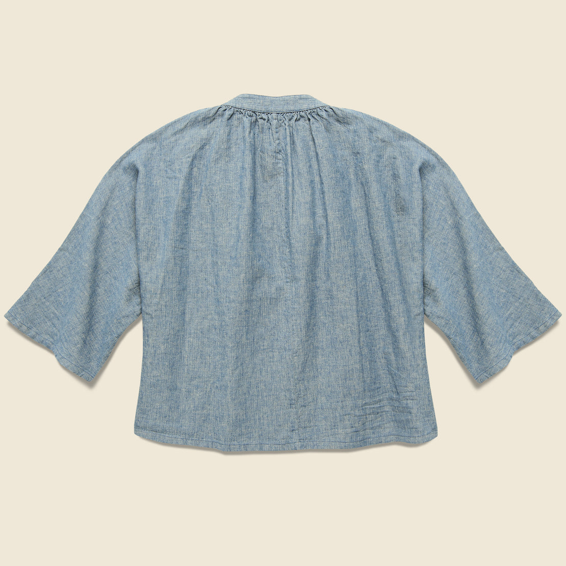 Lily Top - Chambray Herringbone - Esby - STAG Provisions - W - Tops - S/S Woven