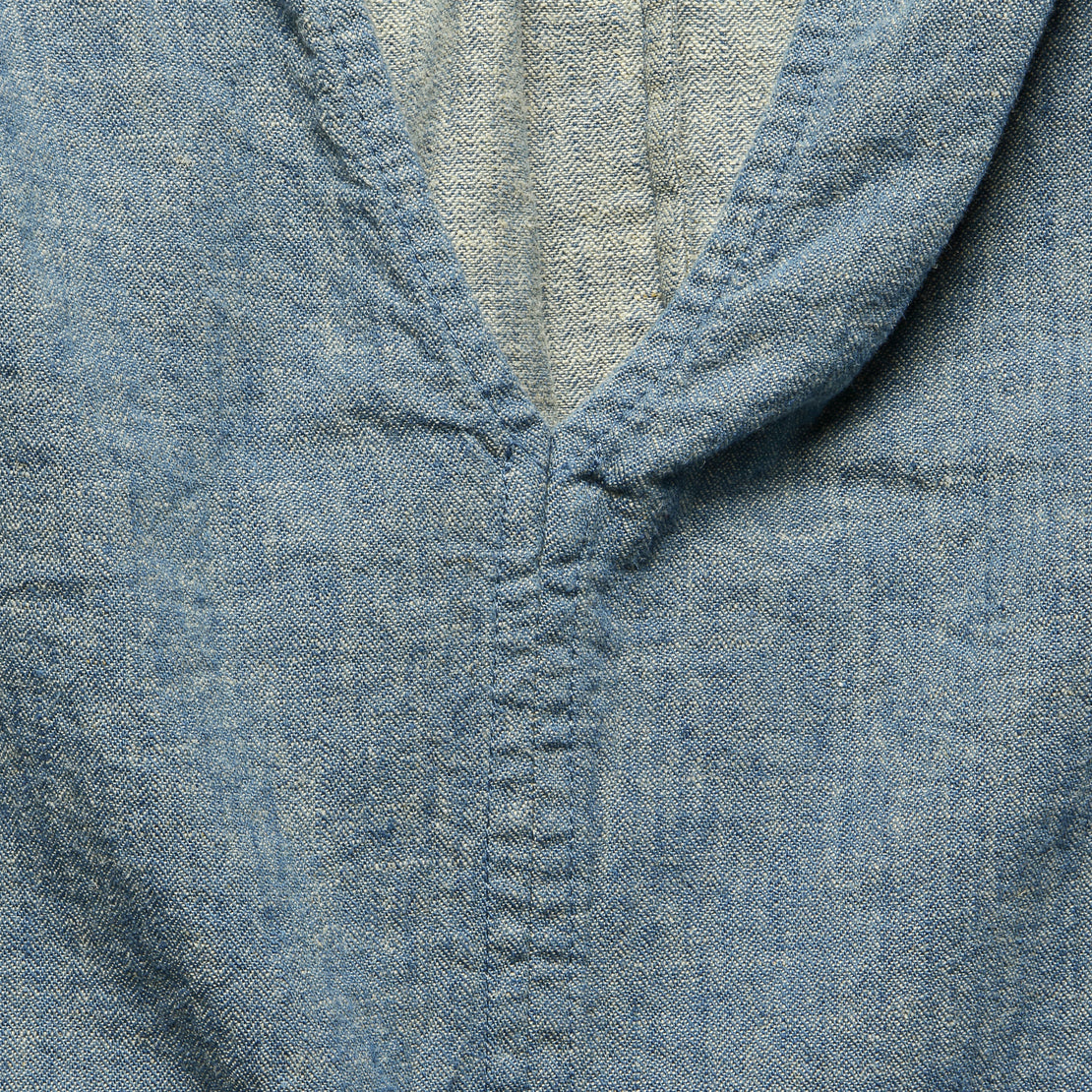 Lily Top - Chambray Herringbone - Esby - STAG Provisions - W - Tops - S/S Woven